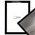 25040-022 Dibond Glossy Black - 4 cm hoog - Paneellijst 