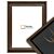 500-055 Baklijst Wood - Walnut - 3,2cm diep