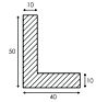 900-101 Baklijst Alto - Bladzilver - 4 cm diep profiel