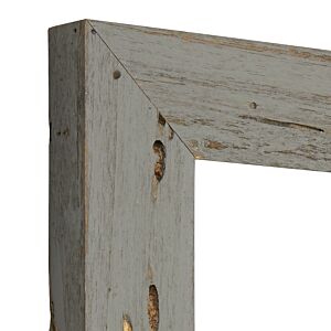 099-684 Fotolijst grijs met houtworm gaatjes, 50x70cm