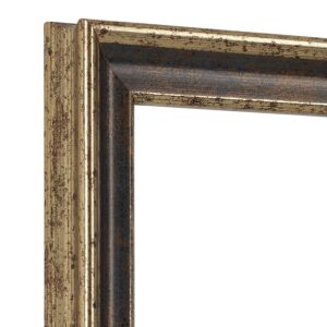 900-030 Klassieke Fotolijst – Blauw Zilver, 50x75cm