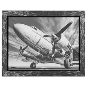 650-060 Baklijst Magna 3D - Zwart/Antraciet - 4,3cm diep, 24x30cm
