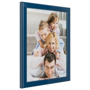 20-41 Hoogglans blauwe fotolijst, 50x70cm