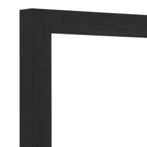 550-015 Fotolijst - Zwart - Vierkant profiel met zichtbare houtnerf, 10x15cm