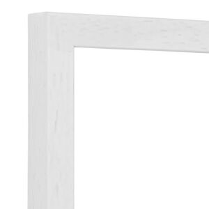 550-014 Fotolijst - Wit - Vierkant profiel met zichtbare houtnerf, 13x19cm
