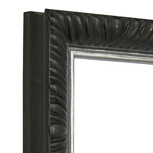 215-059 Fotolijst mat zwart barok, 50x70cm