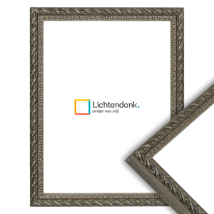 218-725 Fotolijst antiek zilver barok, 50x70cm
