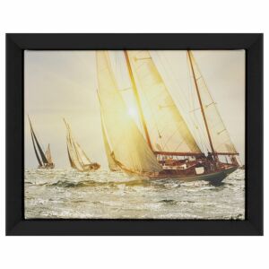 900-110 Design Baklijst - Zwart - Schuin aflopende rand