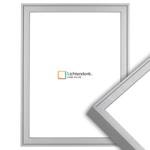 25040-345 Fotolijst - Mat Zilver - 4 cm hoog profiel