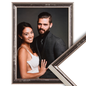 28-90 Zilver/grijze fotolijst