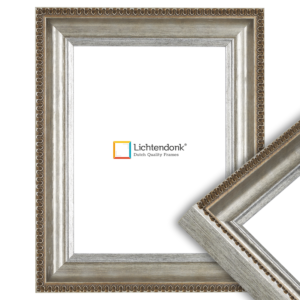 500-042 Fotolijst Yukon – Klassiek gemêleerd zilver, 60x90cm