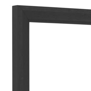 550-012 Fotolijst - Landelijke Stijl - Zwart met zichtbare houtnerf, 40x40cm