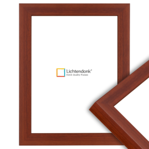 600-051 Fotolijst - Kersen - Vierkant lijstprofiel , 50x75cm