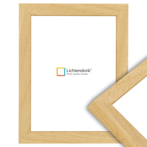 600-052 Fotolijst - Hout Naturel - Vierkant lijstprofiel , 50x75cm