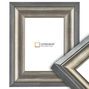 650-017 Design Fotolijst – Breed lijstprofiel – Antraciet /  Brons