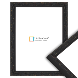 900-123 Ornament Fotolijst – Zwart  - Smal Profiel