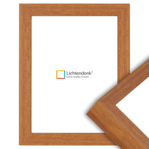 900-172 Fotolijst - Lichtbruin - 3,5 cm hoog profiel , 57x86,5cm