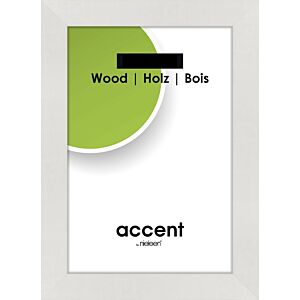 Nielsen Fotolijst - Accent Wood - Wit , 21x29,7cm(a4)