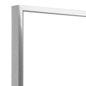 125-003 Aluminium Wissellijst - Geborsteld Glans Zilver - Sion, 100x100cm