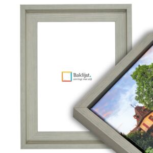 1249-206 Baklijst Legno - Grijs / Groen - Geribbeld profiel
