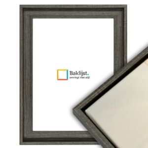 500-053 Baklijst Wood - Greyed Oak - 3,2cm diep