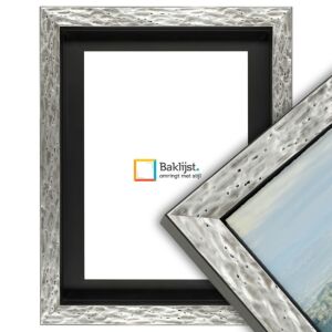 650-062 Baklijst Magna 3D - Zilver - 4,3cm diep, 24x30cm