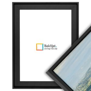 550-071 Baklijst Nero Sottile “ Zwart 