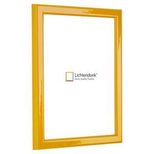 Fotolijst - Hoogglans licht oranje, 15x15cm