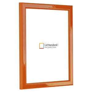 Fotolijst - Hoogglans oranje, 15x15cm