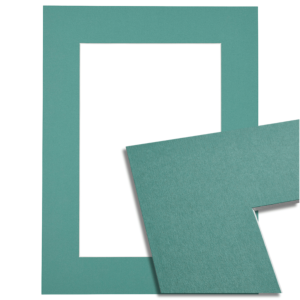 WT4878 Passe-partout - Aqua blauw/groen met witte kern