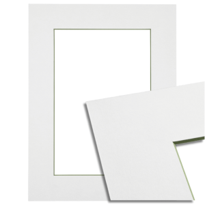 126224 Passe-partout - Wit met groene kern