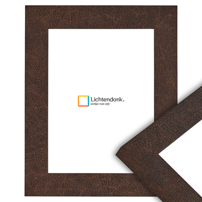 1096-228 Fotolijst - Leer Textuur