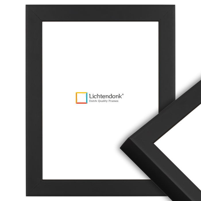 600-053 Fotolijst - Zwart - Vierkant lijstprofiel