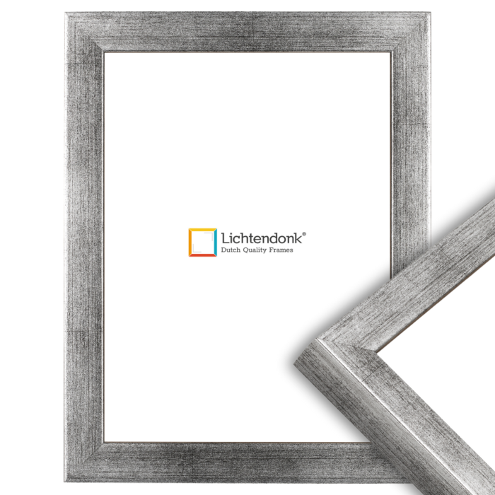 600-058 Fotolijst - Zilver-  Vierkant lijstprofiel - Strakke afwerking