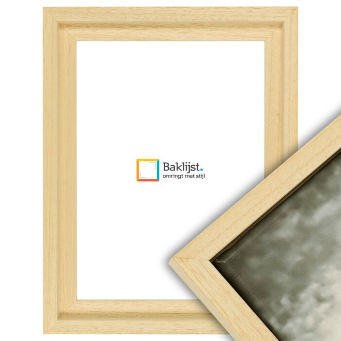 23-118 Baklijst Donatella Ampio - Naturel - 2cm brede lijstrand