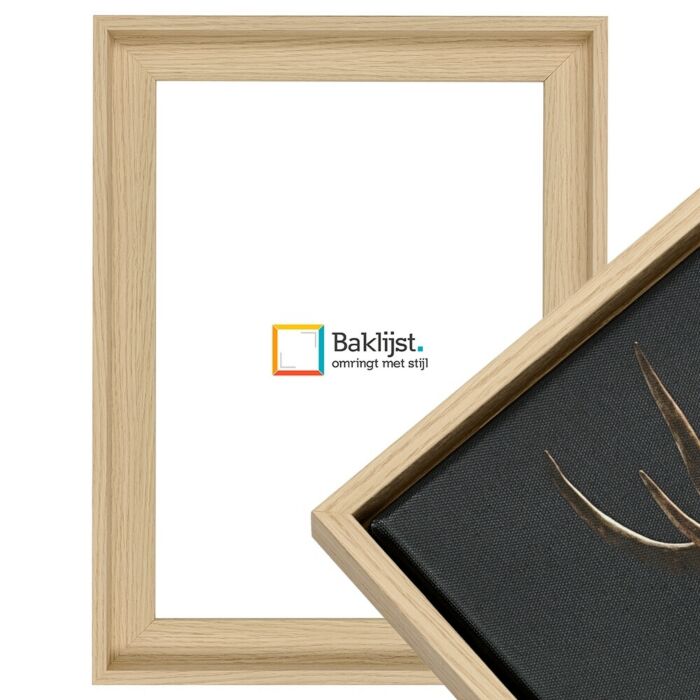500-052 Baklijst Wood - Light Oak - 3,2cm diep