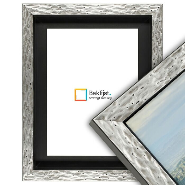 650-062 Baklijst Magna 3D - Zilver - 4,3cm diep