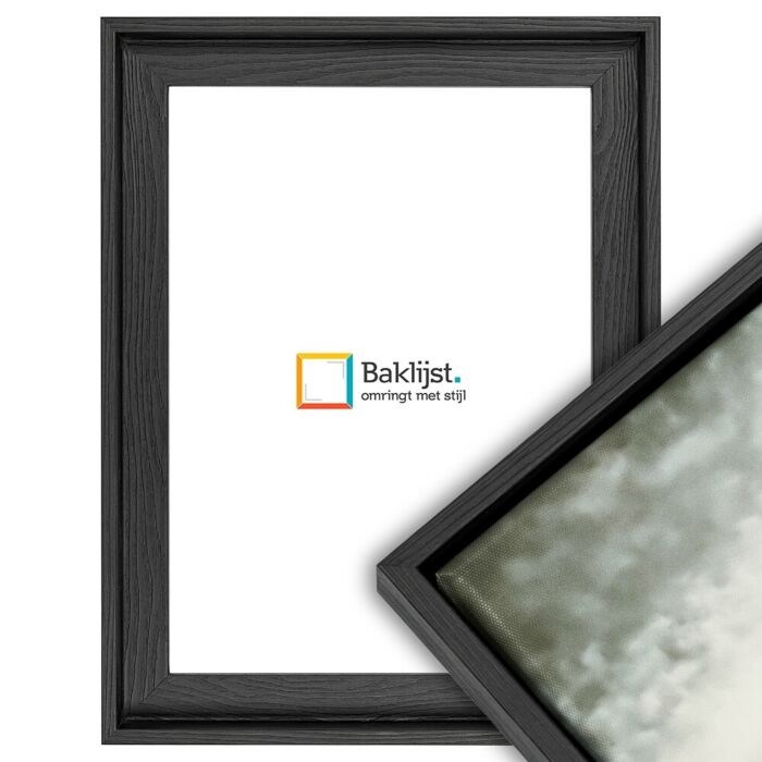 500-051 Baklijst Wood - Black Oak - 3,2cm diep