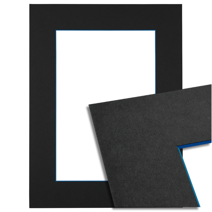 86413 Passe-partout - Zwart met blauwe kern