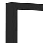 550-017 Fotolijst - Zwart - 3,2 cm hoog profiel met zichtbare houtnerf