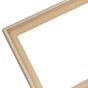 500-060 Baklijst Massief Eikenhout - 3,5cm diep