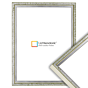 250-041 Fotolijst – Pastel Groen met Zilver - Witte zijkant - Smal Lijstprofiel