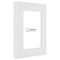 600-068 Moderne Witte Fotolijst - Zonder Houtnerf – 4 cm Breed