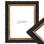 900-143 Ornament Fotolijst – Donkerbruin - Gouden Sponning