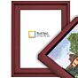 1249-208 Baklijst Legno - Bordeaux Rood - Geribbeld profiel