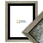 900-113 Design Baklijst - Zwart met bladzilver - Schuin aflopende rand