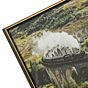600-026 Baklijst Siena - Halfrond Profiel - Zwart met Goud