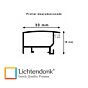 Largo-304-glans-zilver Largo wissellijst - geborsteld glans zilver