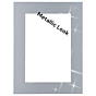 9346 Passe-partout - Metalic zilver met witte kern