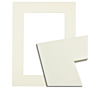 W1003_MV3310 Passe-partout - Creme met witte kern